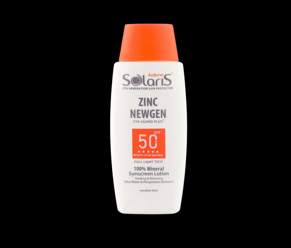 لوسیون ضد آفتاب فیزیکال آردن سولاریس مدل Zinc NEWGEN +SPF50 بی رنگ — تصویر ۱۲