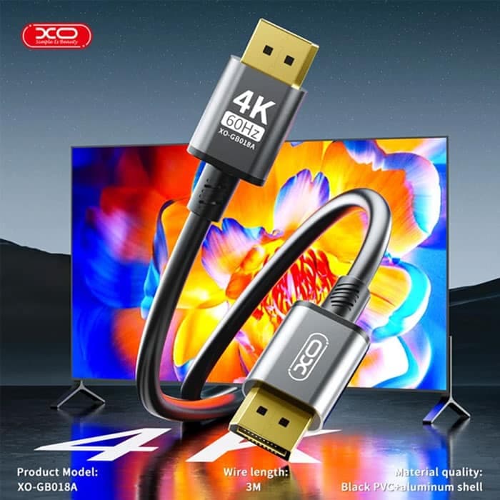 کابل DisplayPort ایکس او XO مدل GB018B طول 5 متر — تصویر ۸