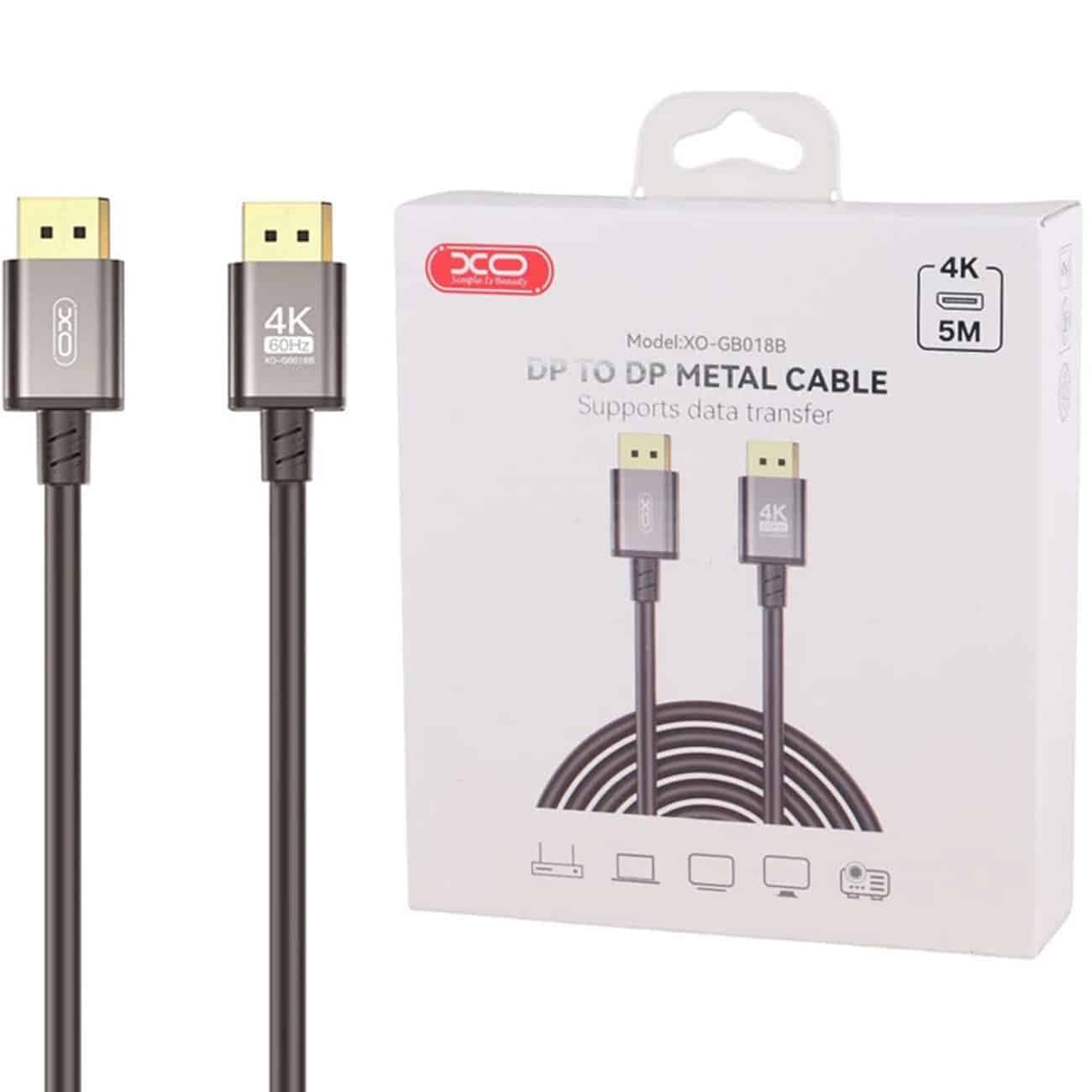 کابل DisplayPort ایکس او XO مدل GB018B طول 5 متر — تصویر ۷