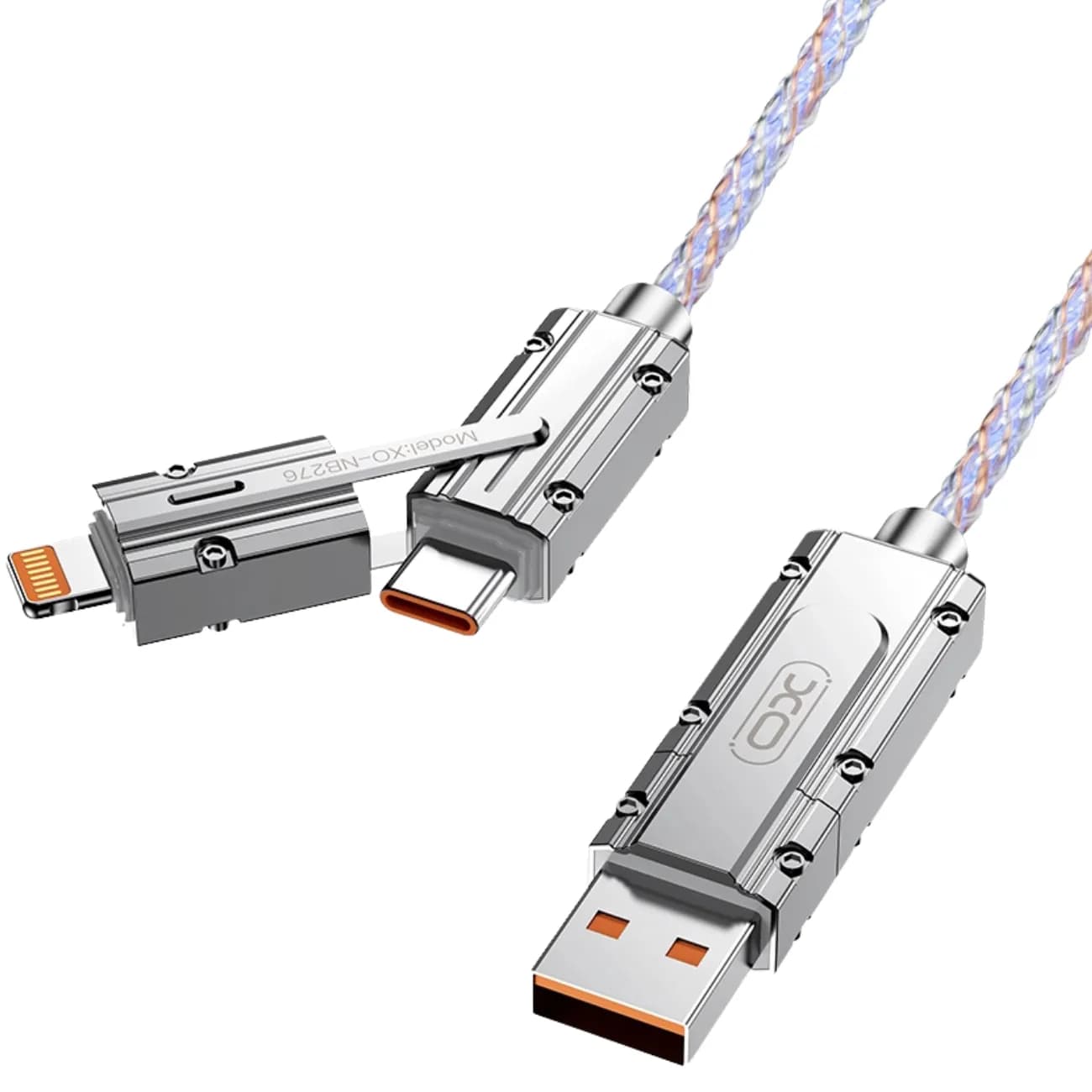 کابل شارژ چندکاره ایکس او XO مدل XO-NB276 توان 60W