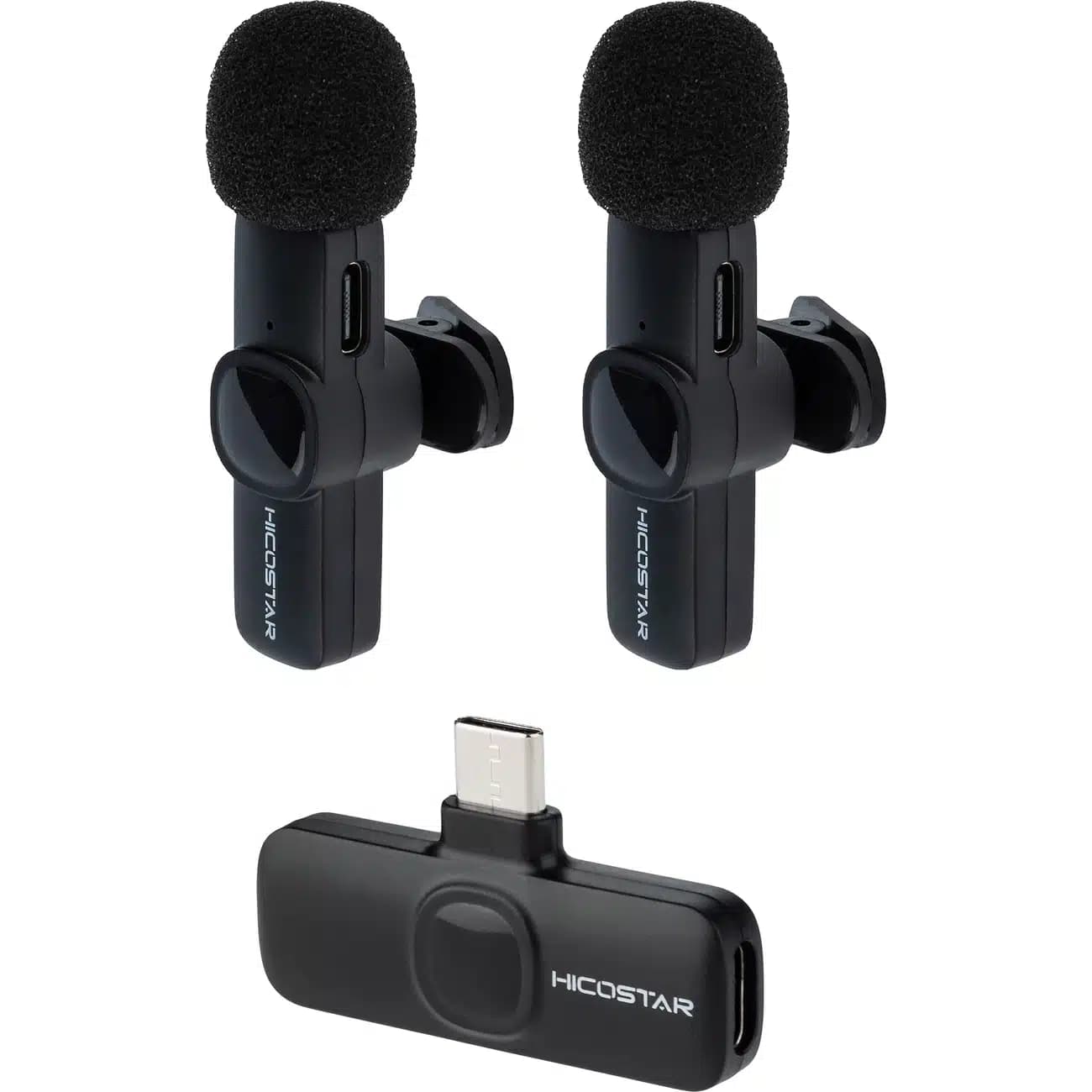میکروفون یقه ای هایکواستار Hicostar مدل HS-MC521C با گیرنده USB-C
