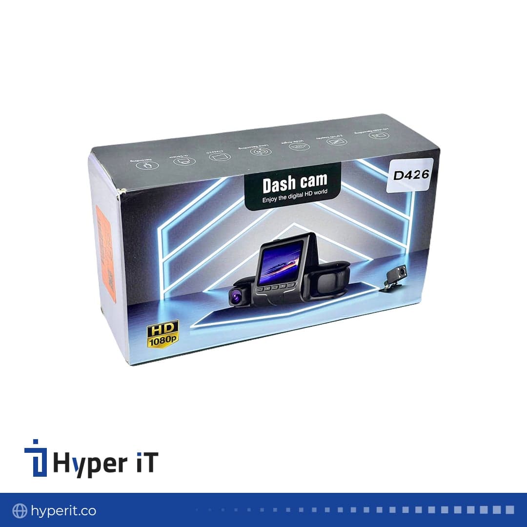 دوربین ثبت وقایع خودرو Dash Cam مدل D426 مانیتوردار سه دوربینه — تصویر ۴