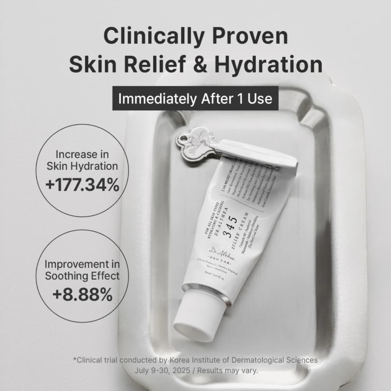 کرم تسکین دهنده صورت دکتر آلتیا Dr.Althea مدل 345 حجم 50ML — تصویر ۴