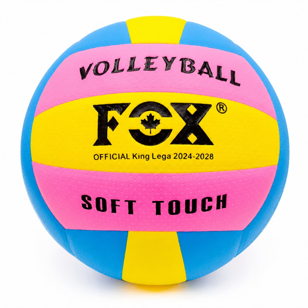 توپ والیبال سالنی FOX فوکس مدل Soft Touch King Lega طرح آلمان رنگی — تصویر ۶