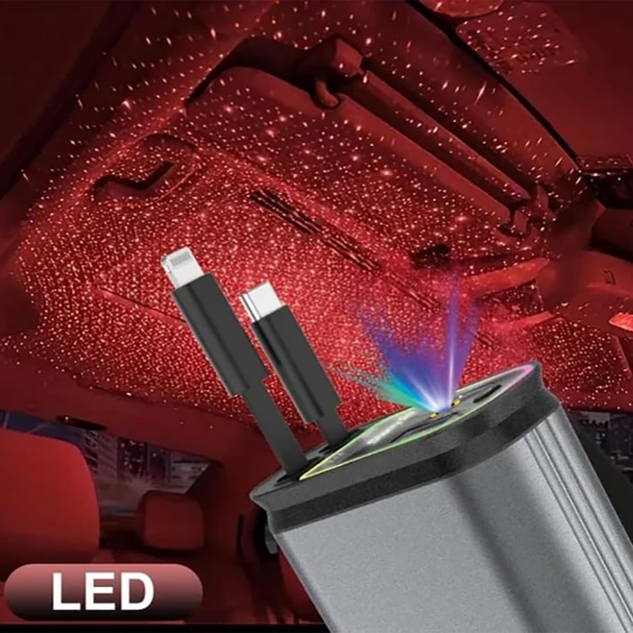شارژر فندکی فست شارژ ماشین تایپ‌سی و یو‌اس‌بی 120 وات مکسول Maxwell Drive Hub Pro با کابل متصل تایپ‌سی و لایتنینگ — تصویر ۹