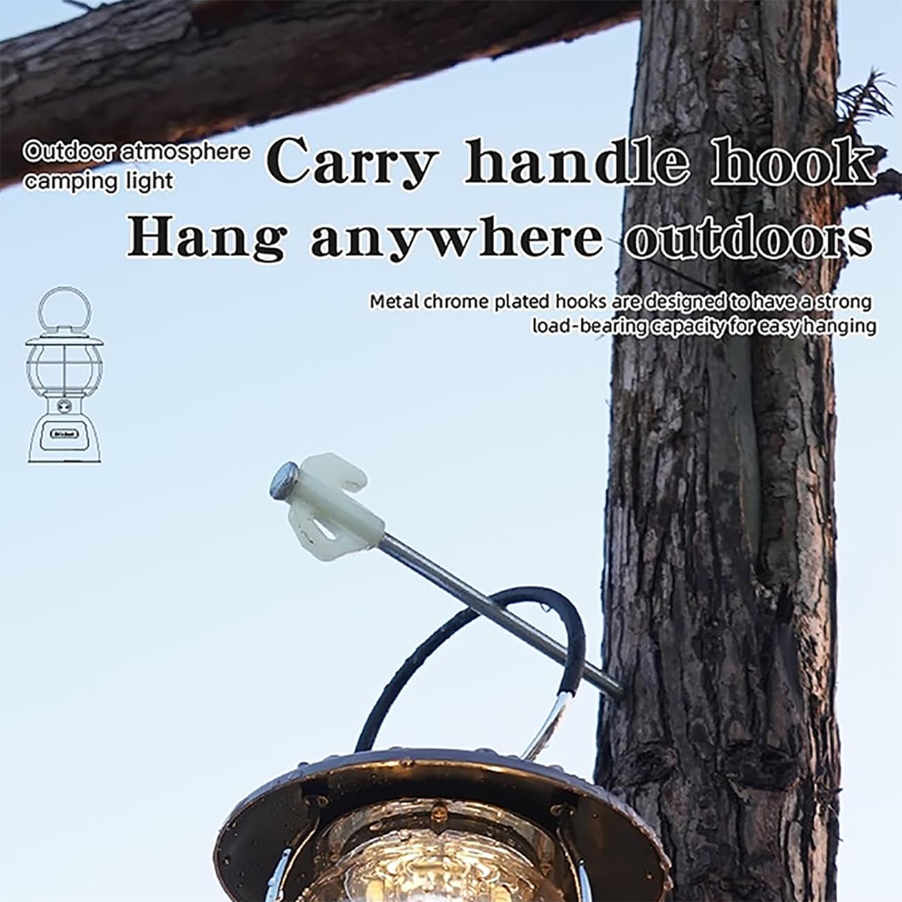 چراغ کمپینگ شارژی اسنوهاک Snow Hawk مدل SN-H8131 روشنایی 300 لومن — تصویر ۶