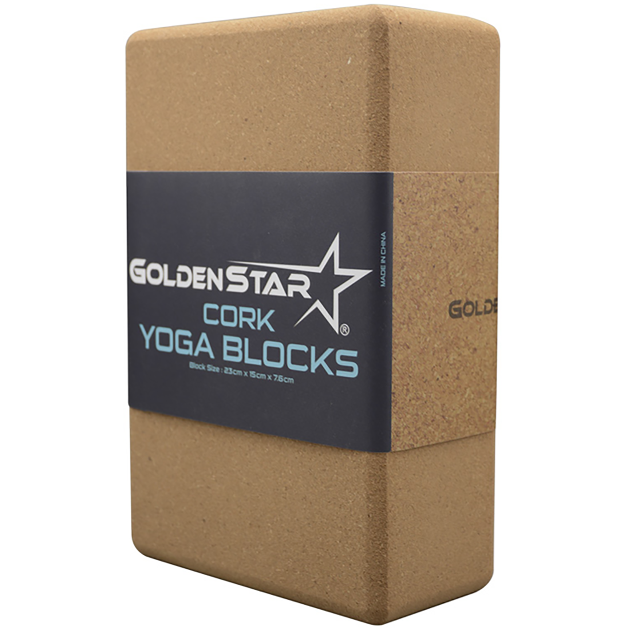آجر یوگا گلدن استار Golden Star چوب پنبه ای — تصویر ۱۰