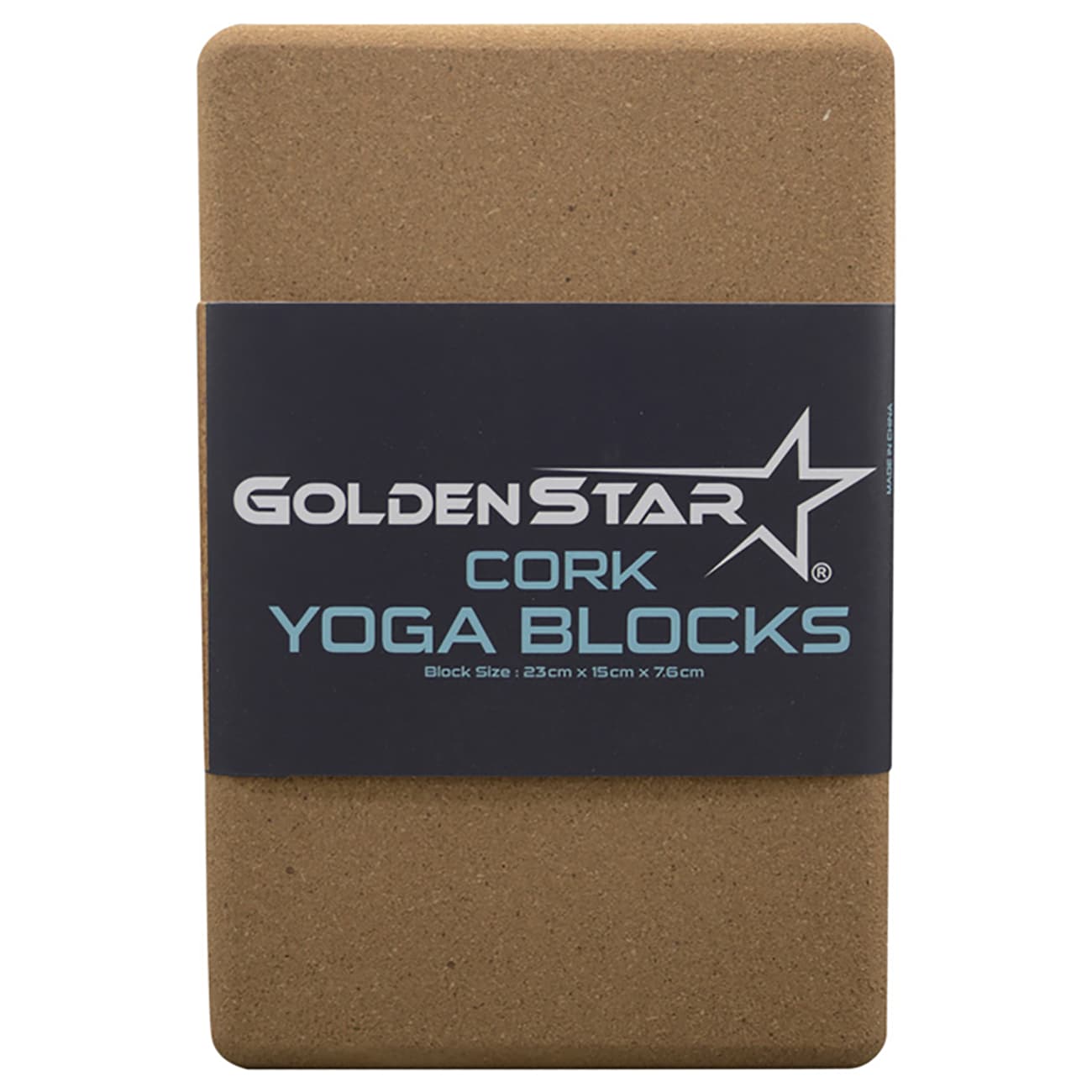 آجر یوگا گلدن استار Golden Star چوب پنبه ای — تصویر ۸