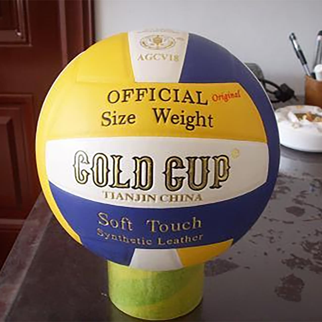 توپ والیبال گلد کاپ Gold Cup سایز 5 با رویه PU — تصویر ۱۱