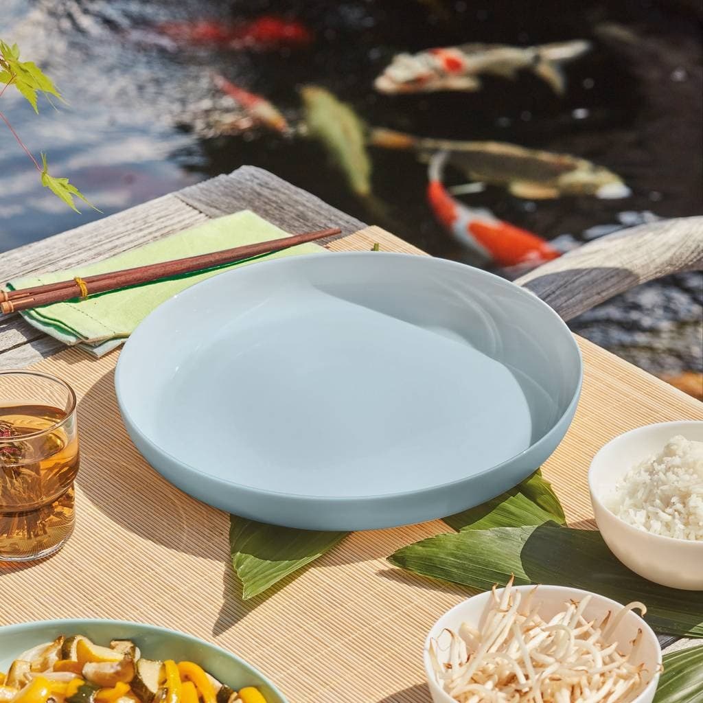 دیس گرد لومینارک دیواره بلند آبی کد 1155 — تصویر ۷