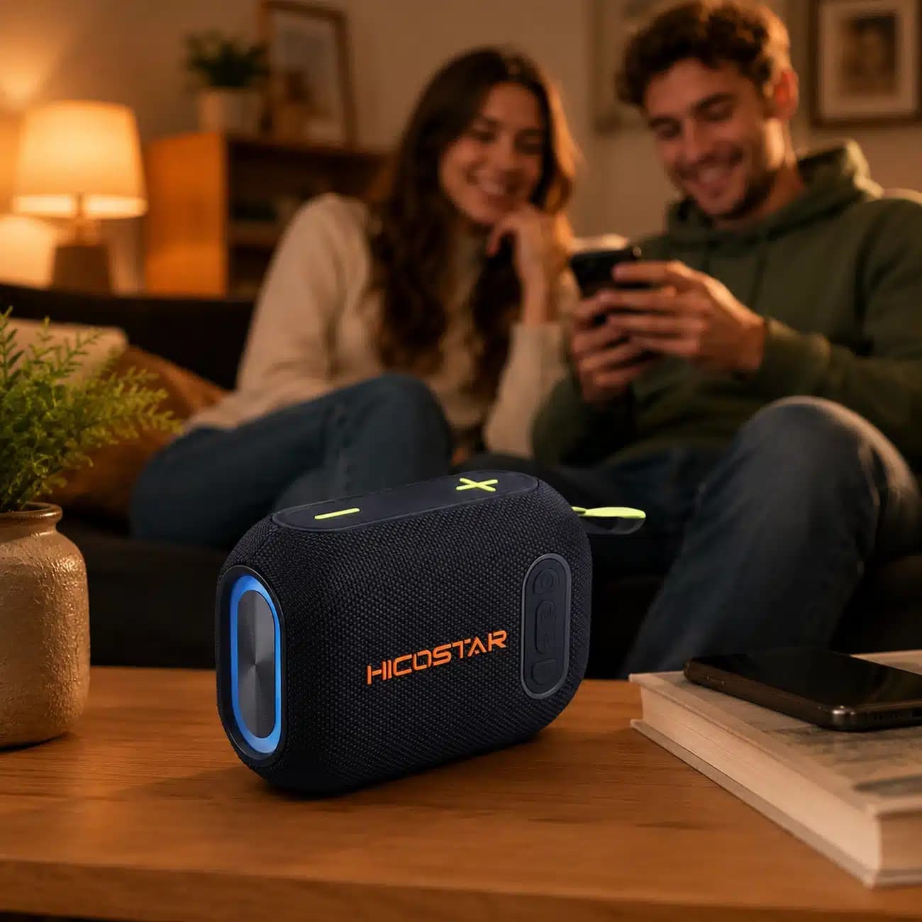 اسپیکر بلوتوثی هایکواستار Hicostar مدل HS-BS270 قابل حمل — تصویر ۳