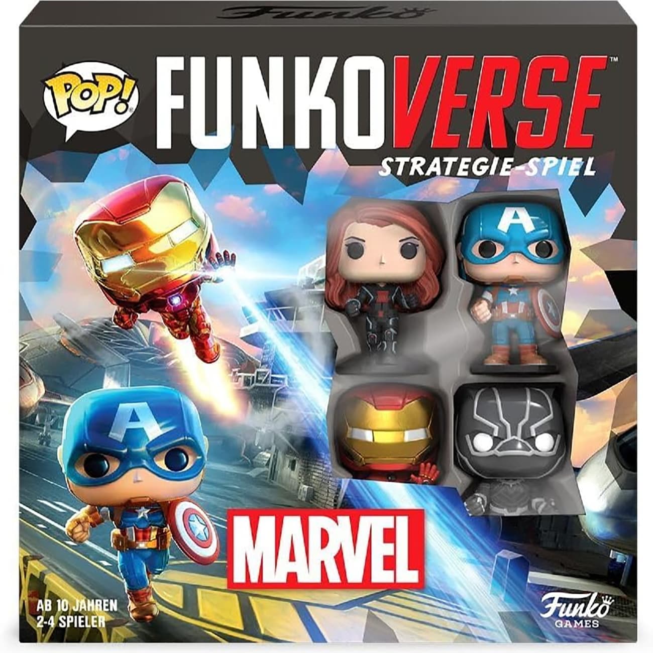 بازی فکری فانکوورس Funkoverse مدل Marvel 100 نسخه 4 کاراکتری — تصویر ۲