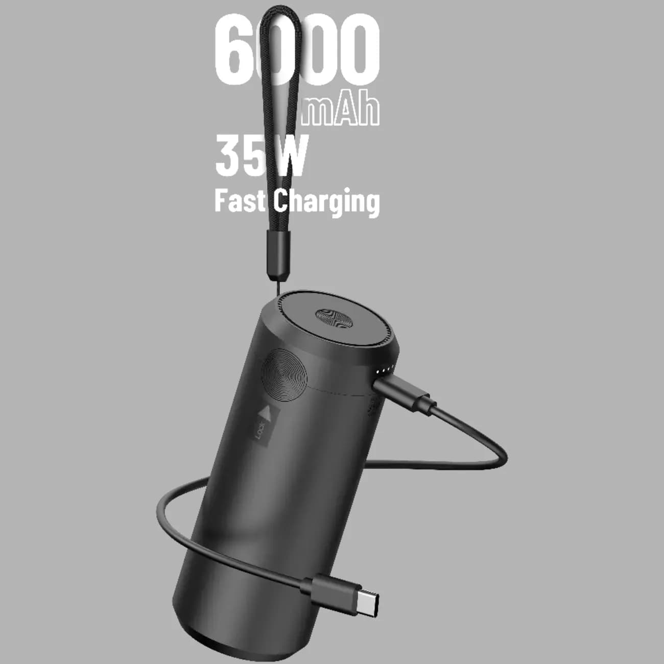 جارو شارژی و دمنده پرودو Porodo مدل PDS5BK با مکش 16500Pa — تصویر ۴