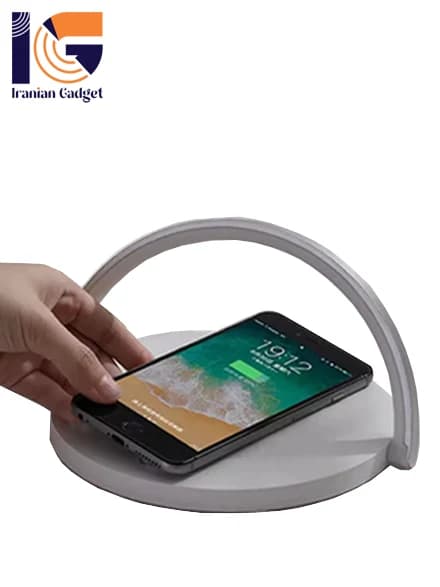 شارژر وایرلس موبایل 15 وات، هولدر موبایل و چراغ خواب رومیزی چند کاره ایکس او XO WX030 — تصویر ۱۱