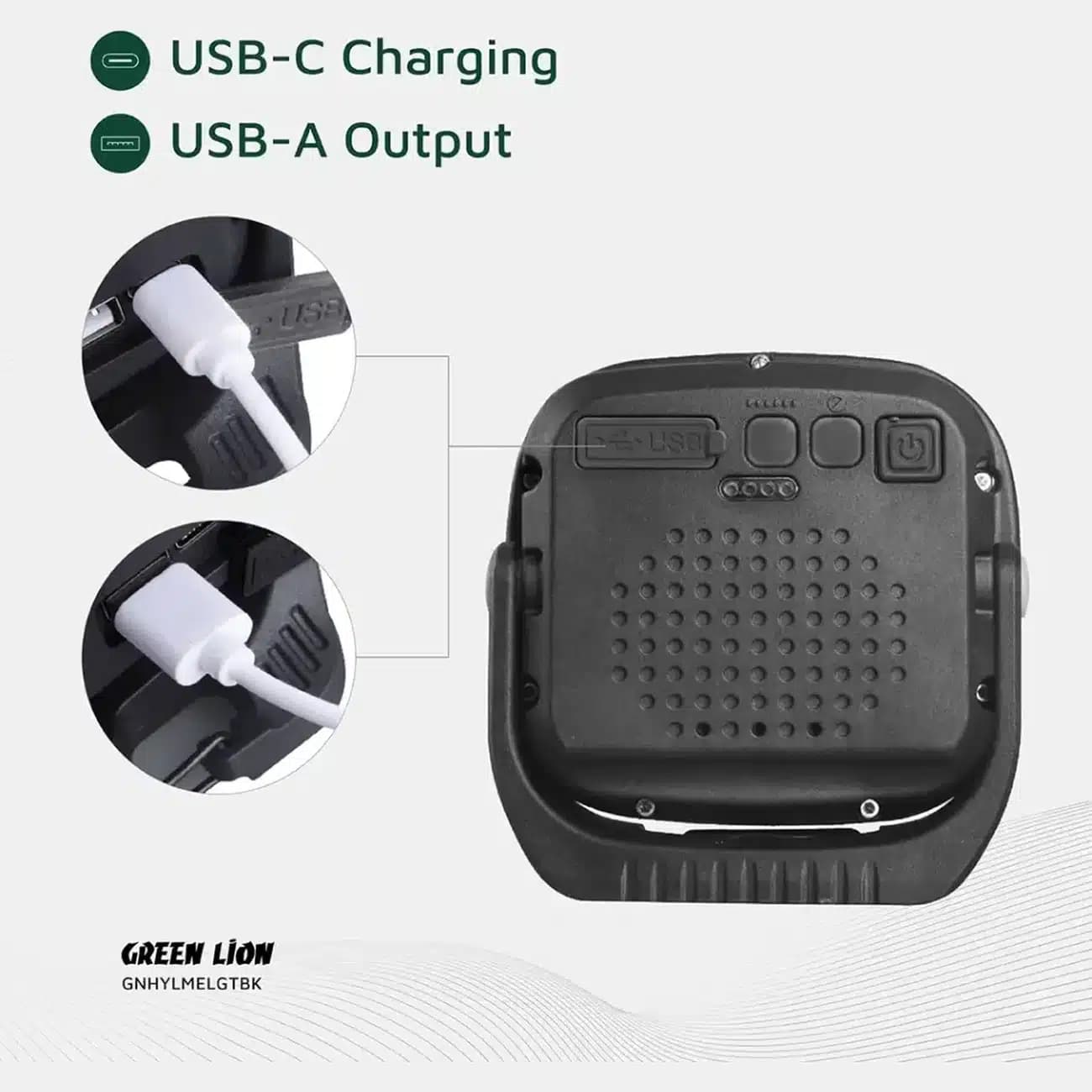 چراغ کمپینگ شارژی گرین لاین Green Lion مدل ‎ GL-FL6 — تصویر ۸