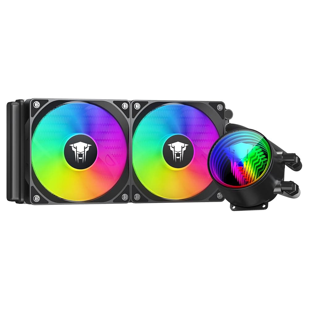 فن خنک کننده پردازنده WATER COOLING برند JUNGLE مدل LEOPART-240P TK1 ARGB