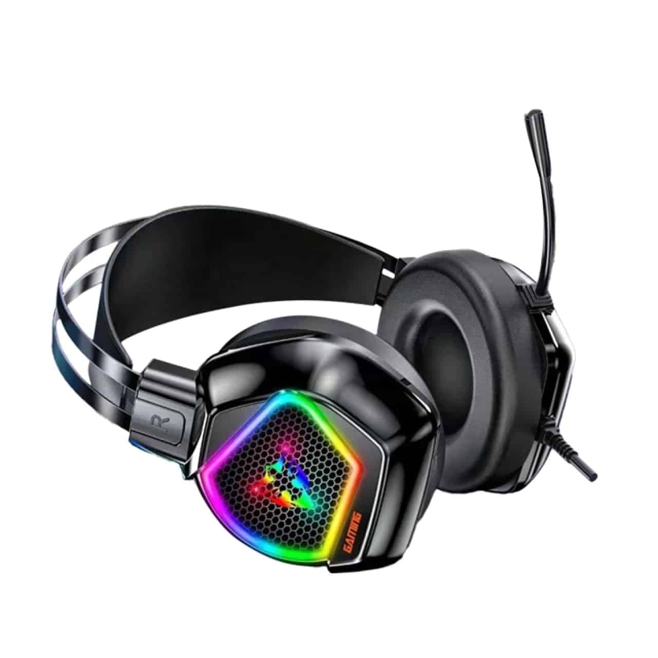 هدست سیم دار RGB گیمینگ یو اس بی 7.1 مدل G601 — تصویر ۵