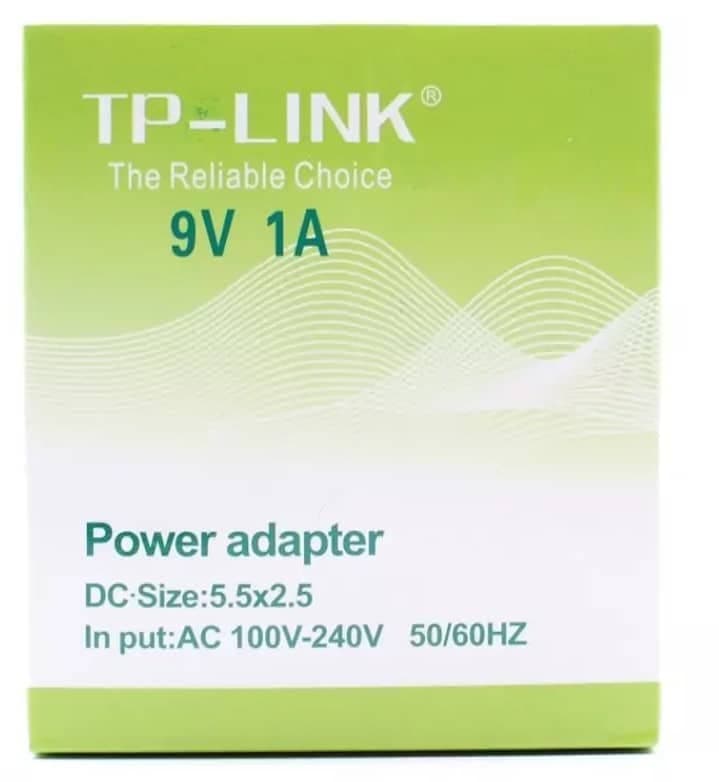 آدابتور مودم 9 ولت 1 آمپر TPLINK سوکت 2.5*5.5 — تصویر ۳