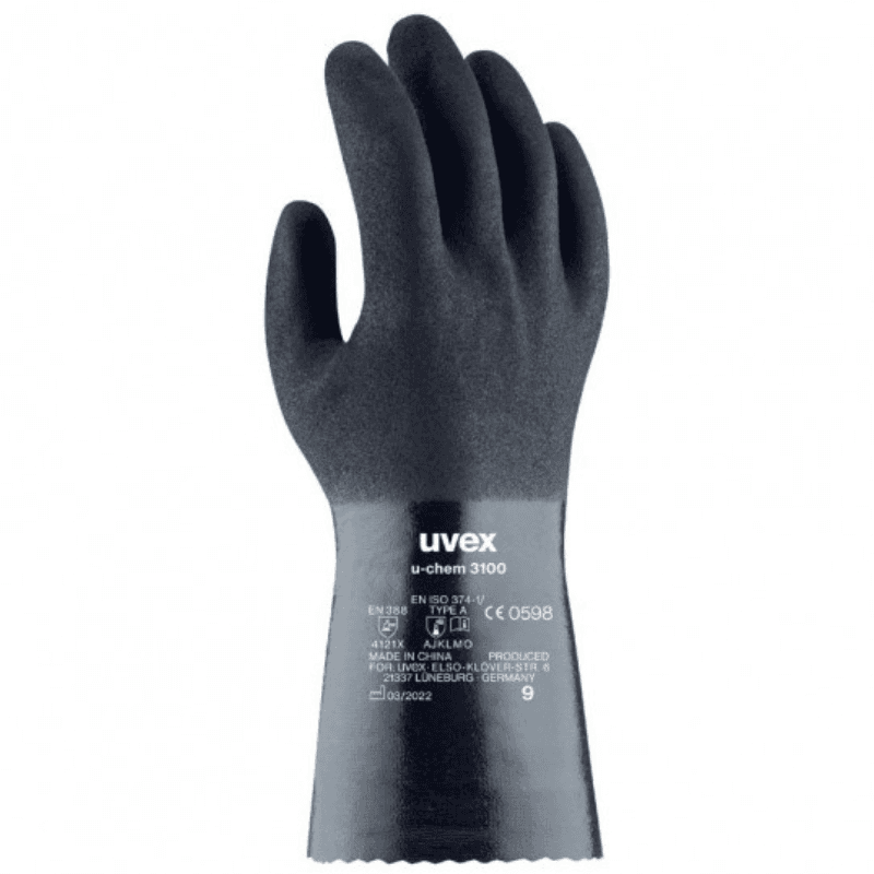 دستکش ضد اسید یووکس مدل u‑chem 3100 — تصویر ۵