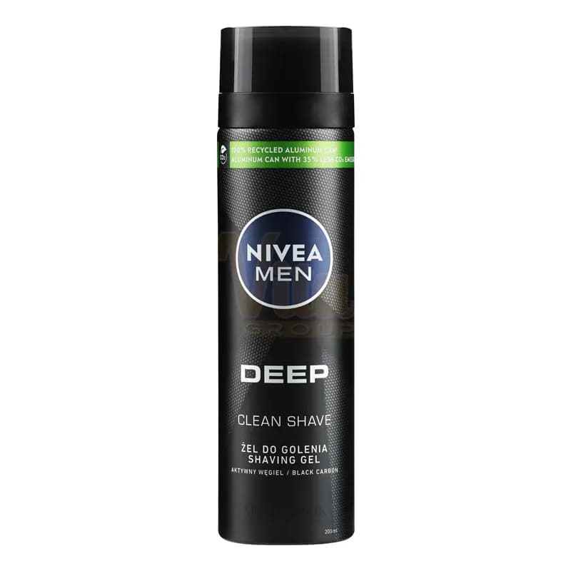 ژل اصلاح نیوا دیپ Deep Black Carbon حجم 200 میل