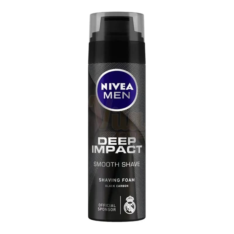 فوم اصلاح نیوا دیپ Deep Black Carbon حجم 200 میل