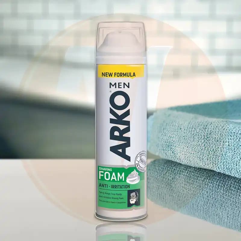 فوم اصلاح آرکو ضد سوزش Arko Anti-Irritation حجم 200 میل — تصویر ۴