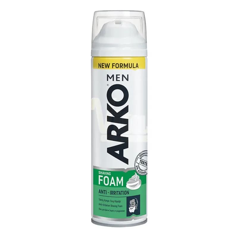 فوم اصلاح آرکو ضد سوزش Arko Anti-Irritation حجم 200 میل — تصویر ۲