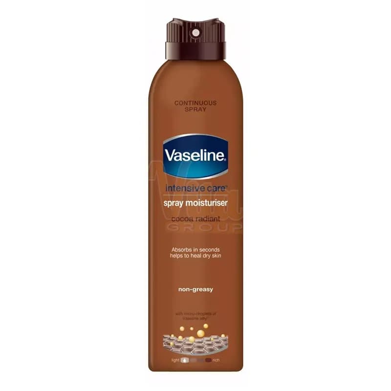 اسپری لوسیون وازلین کاکائو Cocoa Radiant حجم 190 میل
