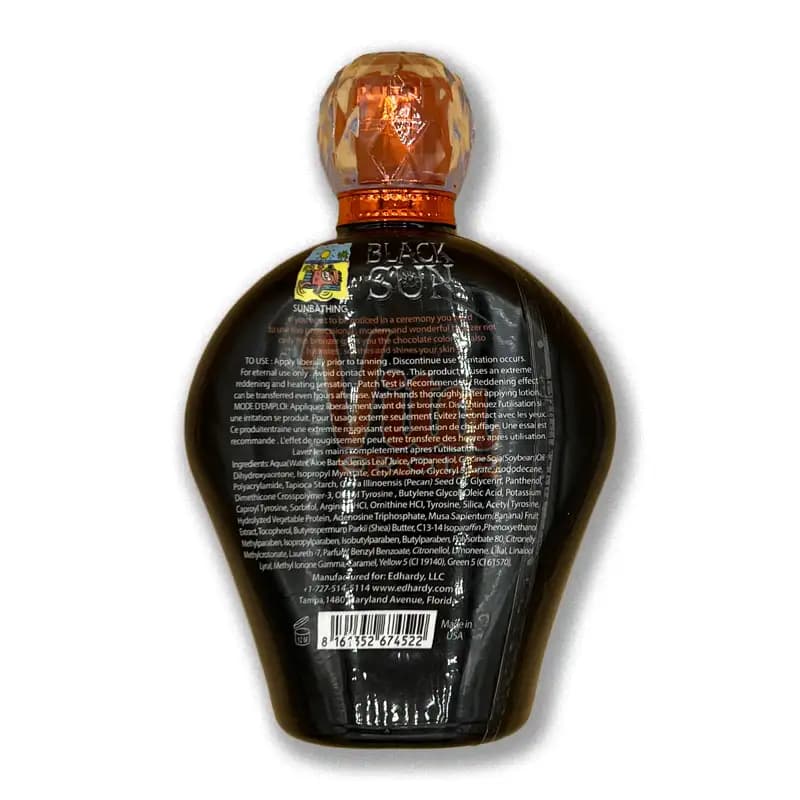 لوسیون سولار ویتامینه Ed Hardy Black Sun حجم 400 میل — تصویر ۳