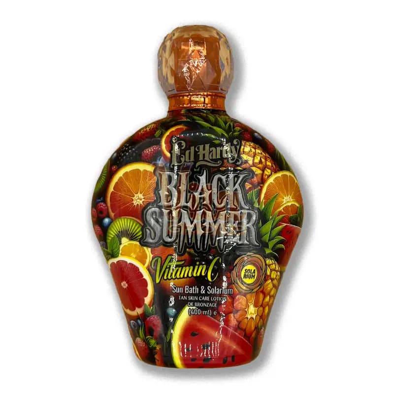 لوسیون سولار ویتامینه Ed Hardy Black Summer حجم 400 میل — تصویر ۲