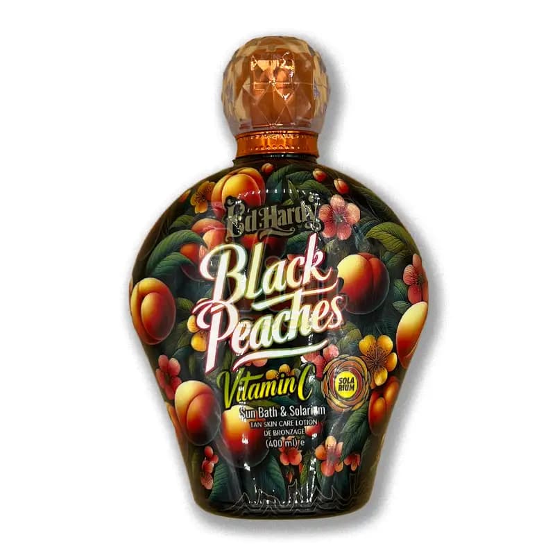 لوسیون سولار ویتامینه Ed Hardy Black Peaches حجم 400 میل — تصویر ۲
