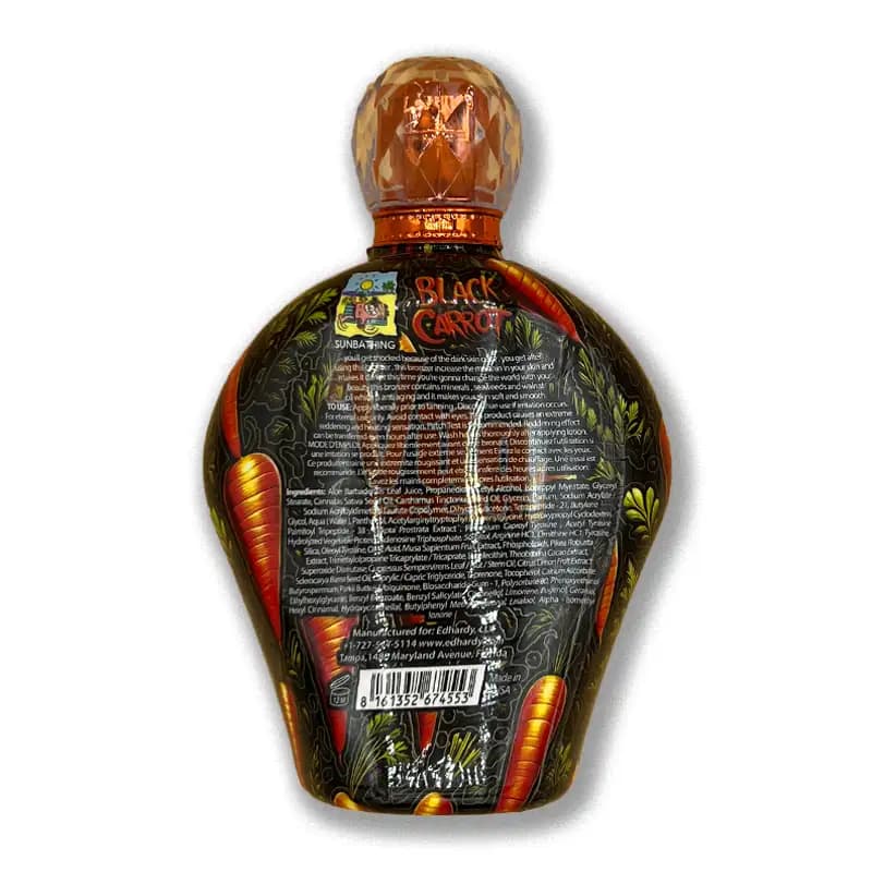 لوسیون سولار ویتامینه Ed Hardy Black Carrot حجم 400 میل — تصویر ۵