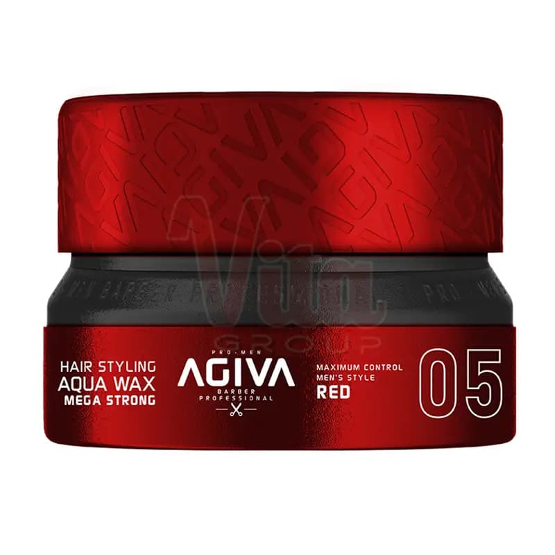 ژل واکس آگیوا 05 قرمز Mega Strong حجم 155 میل — تصویر ۲