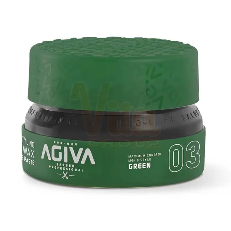 ژل واکس آگیوا 03 سبز Matte Paste حجم 155 میل — تصویر ۳