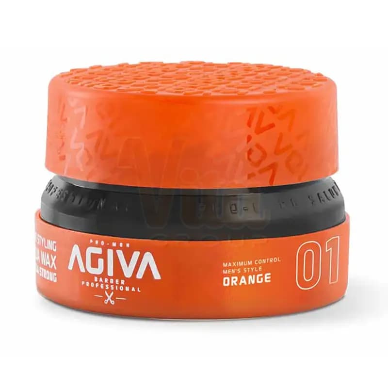 ژل واکس آگیوا 01 نارنجی Strong Orange حجم 155 میل — تصویر ۳
