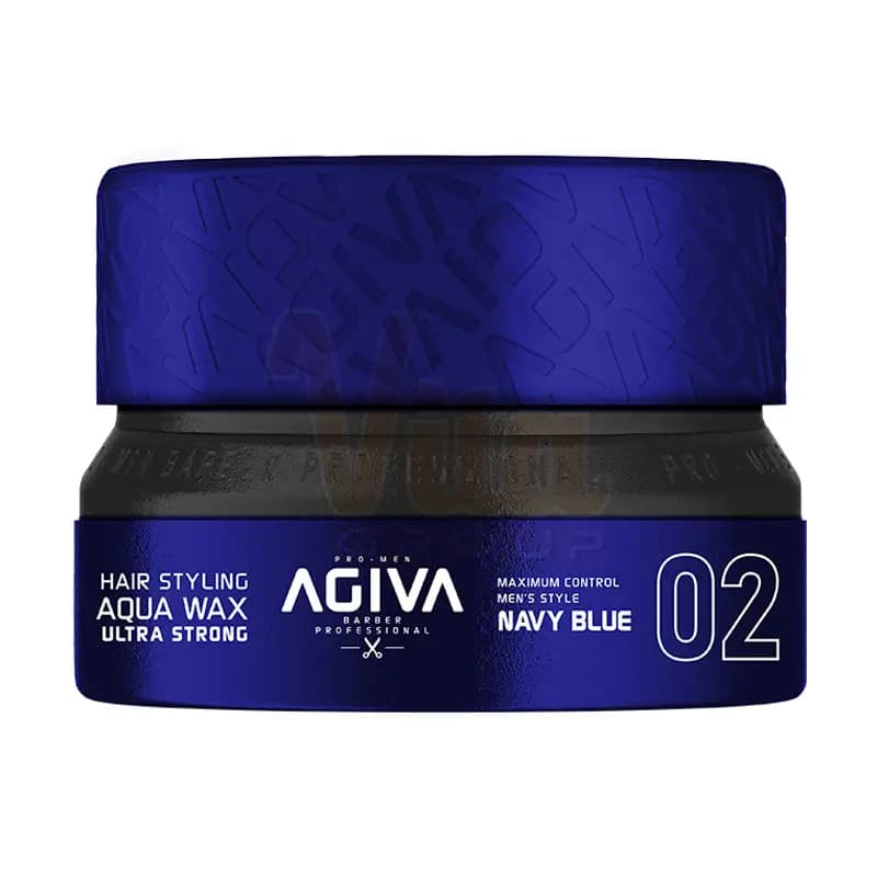 ژل واکس آگیوا 02 آبی Ultra Strong حجم 155 میل