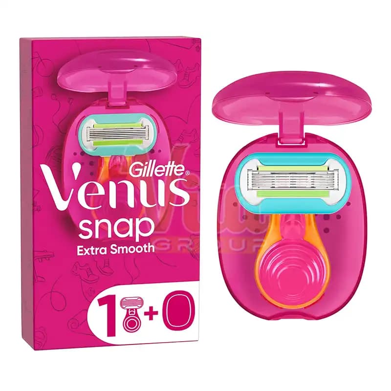 تیغ اصلاح ژیلت ونوس اسنپ Venus Snap با قاب مسافرتی — تصویر ۲