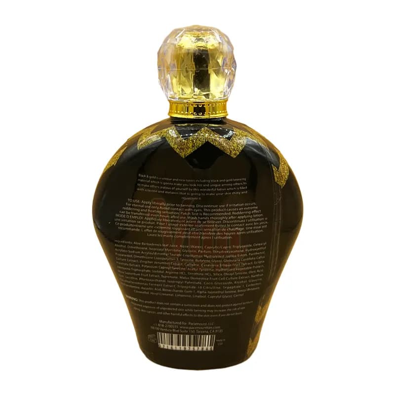 لوسیون سولار Paramount Black Gold حجم 400 میل — تصویر ۳