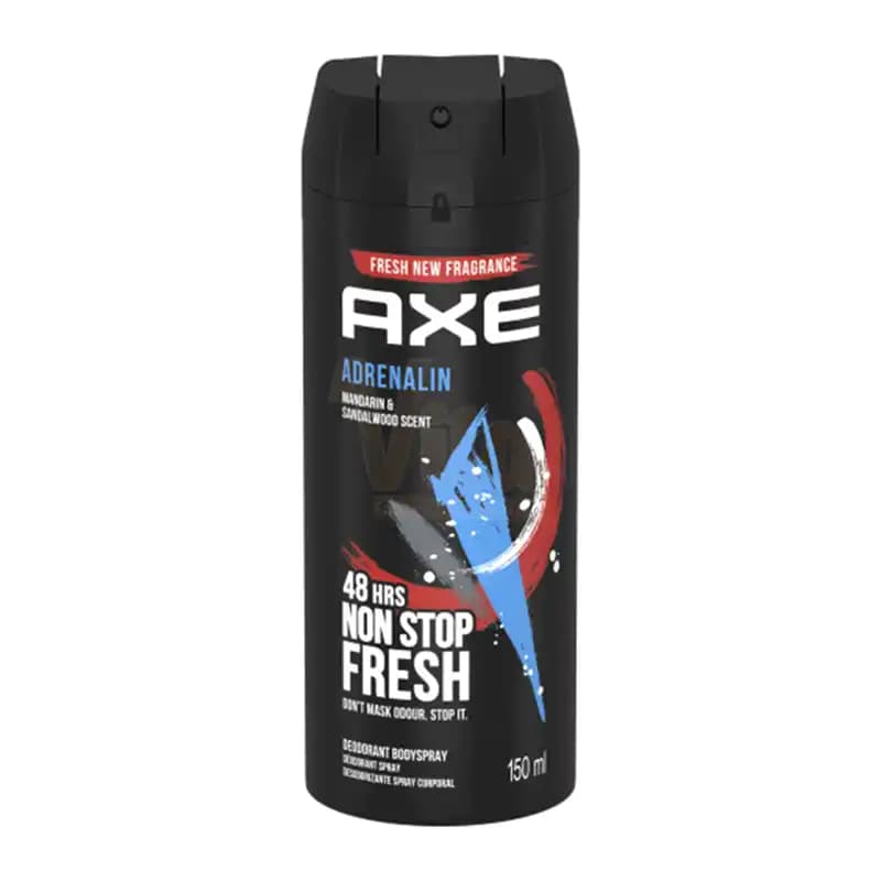 اسپری Axe Adrenalin اکس آدرنالین حجم 150 میل — تصویر ۴