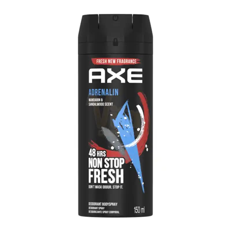 اسپری Axe Adrenalin اکس آدرنالین حجم 150 میل