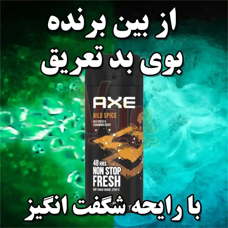 اسپری Axe Wild Spice اکس وایلد اسپایس حجم 150 میل — تصویر ۶