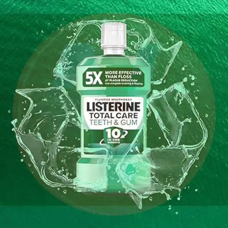 دهان شویه لیسترین محافظ لثه Gum Protect حجم 250 میل — تصویر ۵