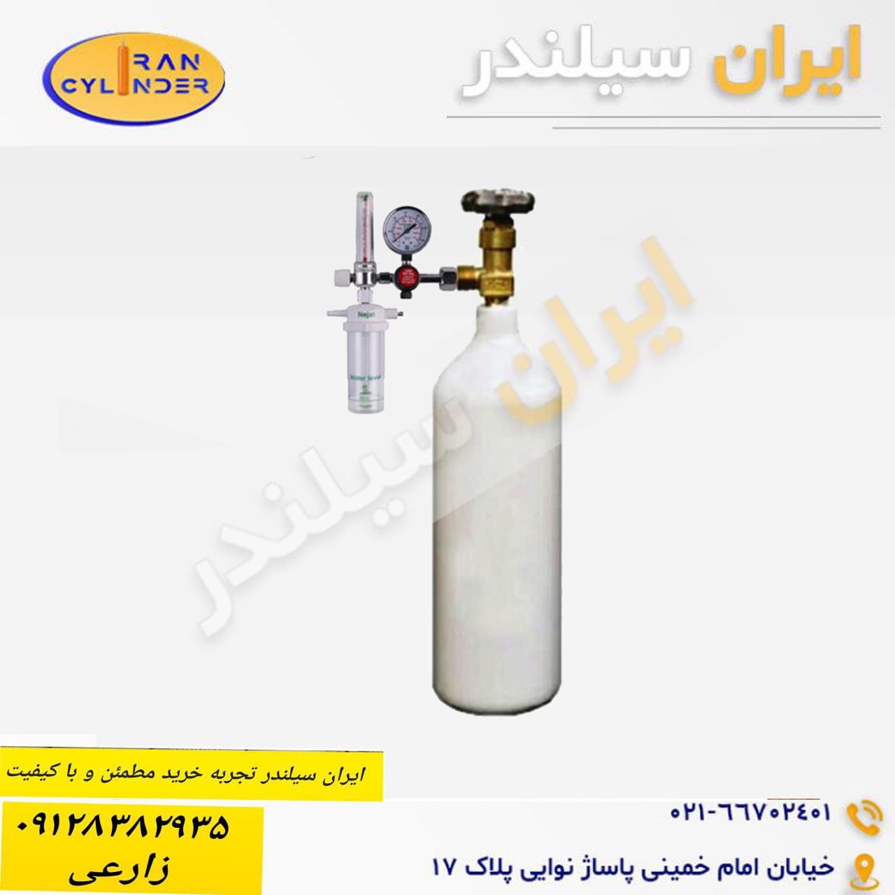 کپسول 2 لیتری پزشکی ایرانی با مانومتر