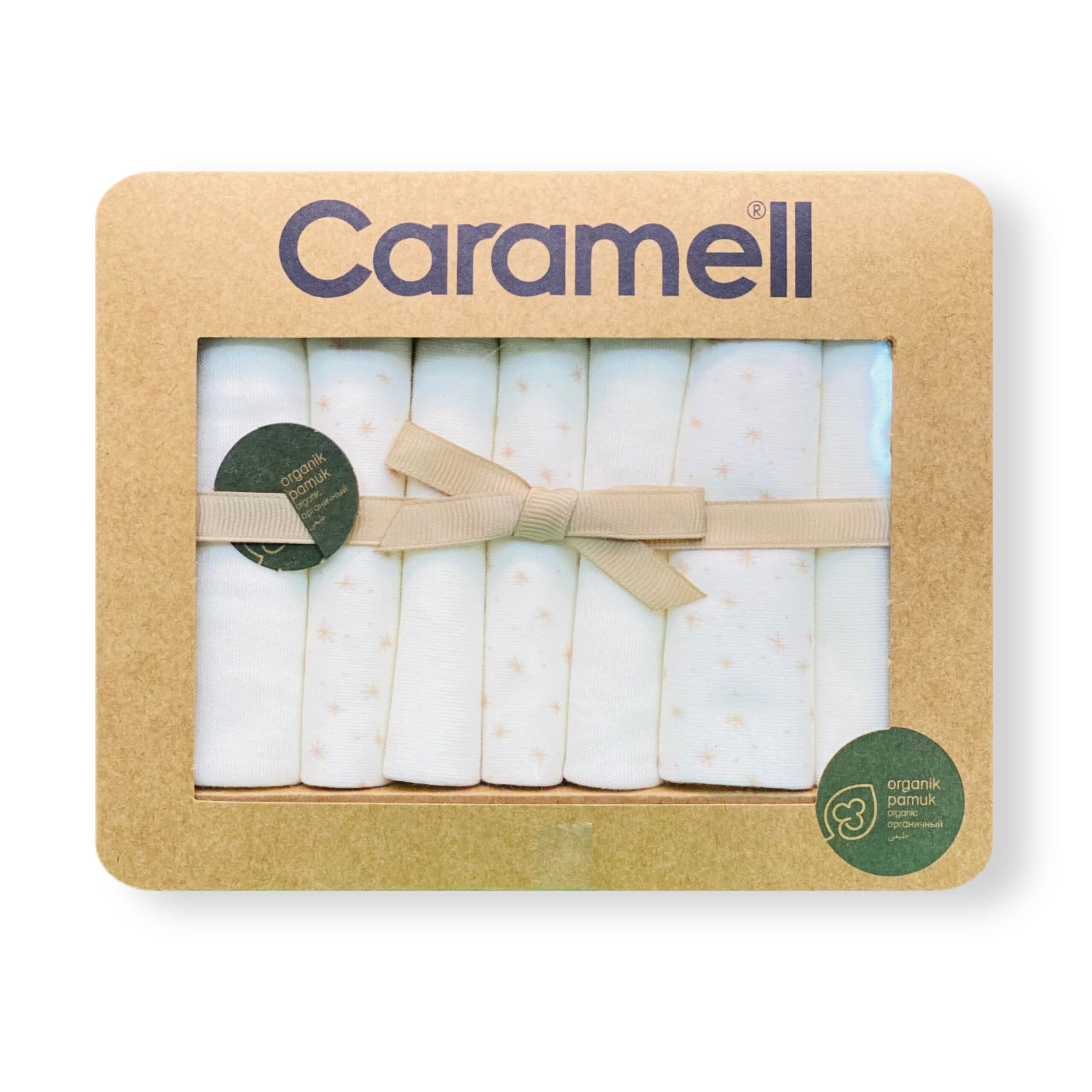 حوله دست و صورت نوزاد 7 عددی کارامل Caramel — تصویر ۴