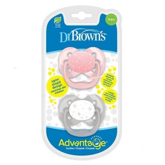 پستانک ارتودنسی 0-6 ماه 2 عددی دکتر براون DR.Brown’s — تصویر ۵