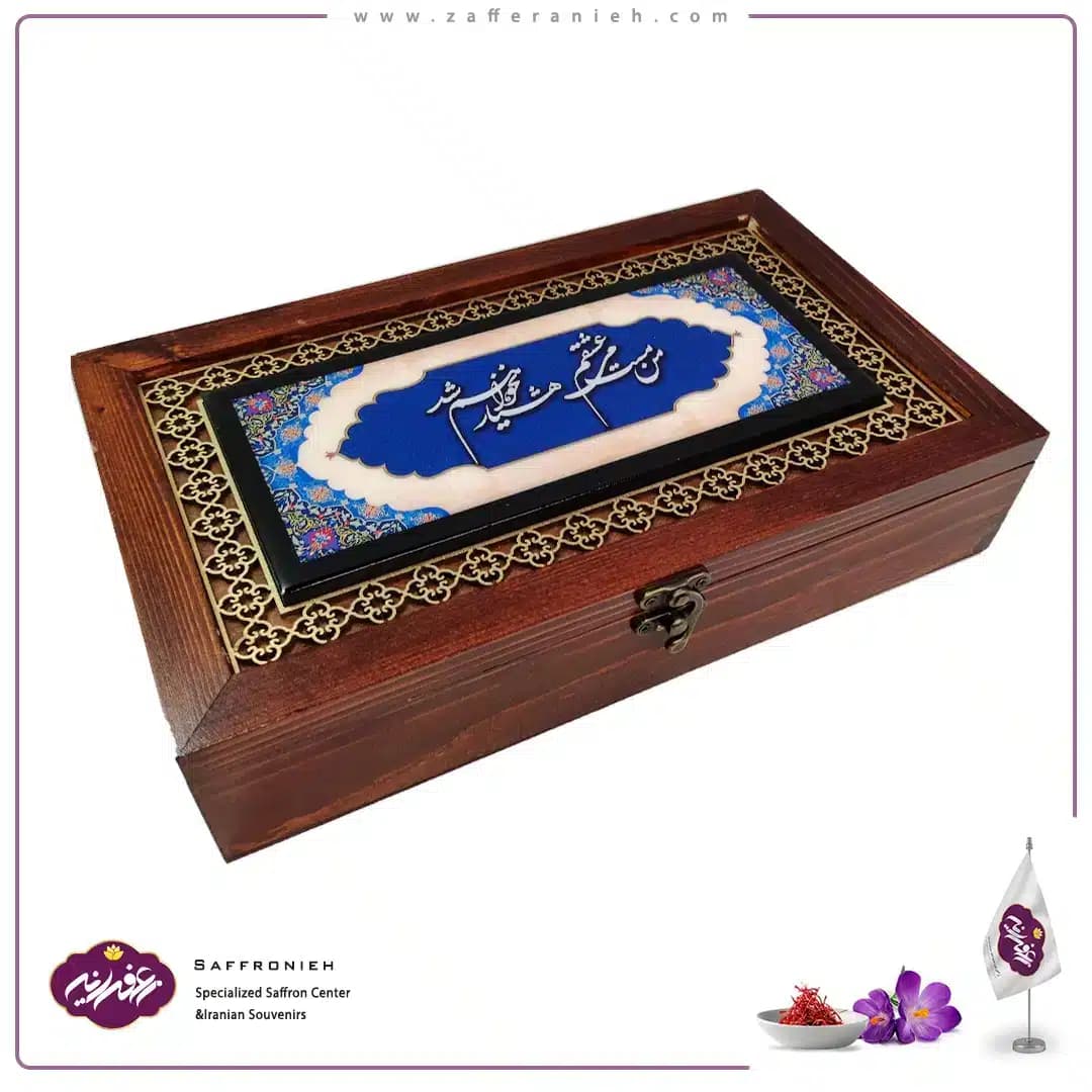 جعبه هدیه چوبی مدل چهارباغ — تصویر ۱۲
