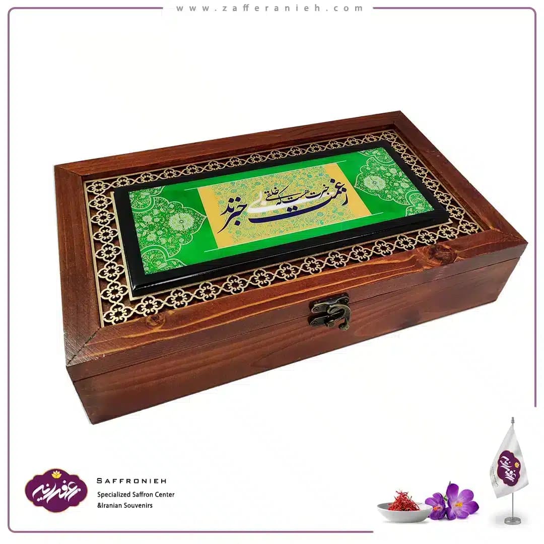 جعبه هدیه چوبی مدل چهارباغ — تصویر ۸