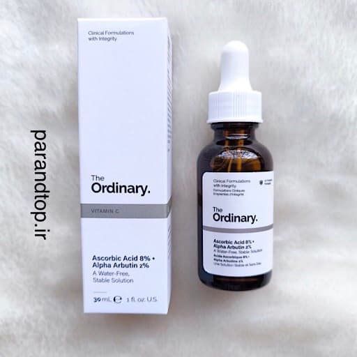 سرم اوردینری آسکوربیک اسید 8% و آلفا آربوتین 2% / The Ordinary Ascorbic Acid 8% + Alpha Arbutin 2%حجم 30میل (اصلی) — تصویر ۲