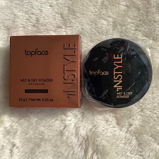 پنکیک تاپ فیس 2 کاره خشک و مرطوب شماره 007 TOPFACE Instyle Wet &amp Dry Powder