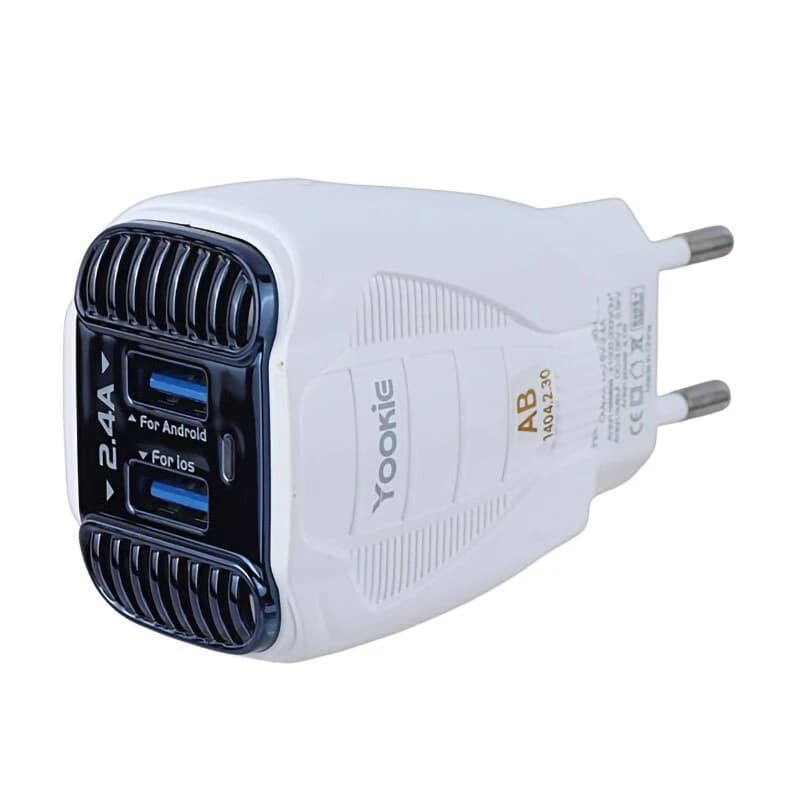 شارژر دیواری 12 وات یوکی KI29 2.4A — تصویر ۳